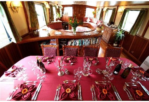 En su comedor se serviran elegantes y exquisitas cenas